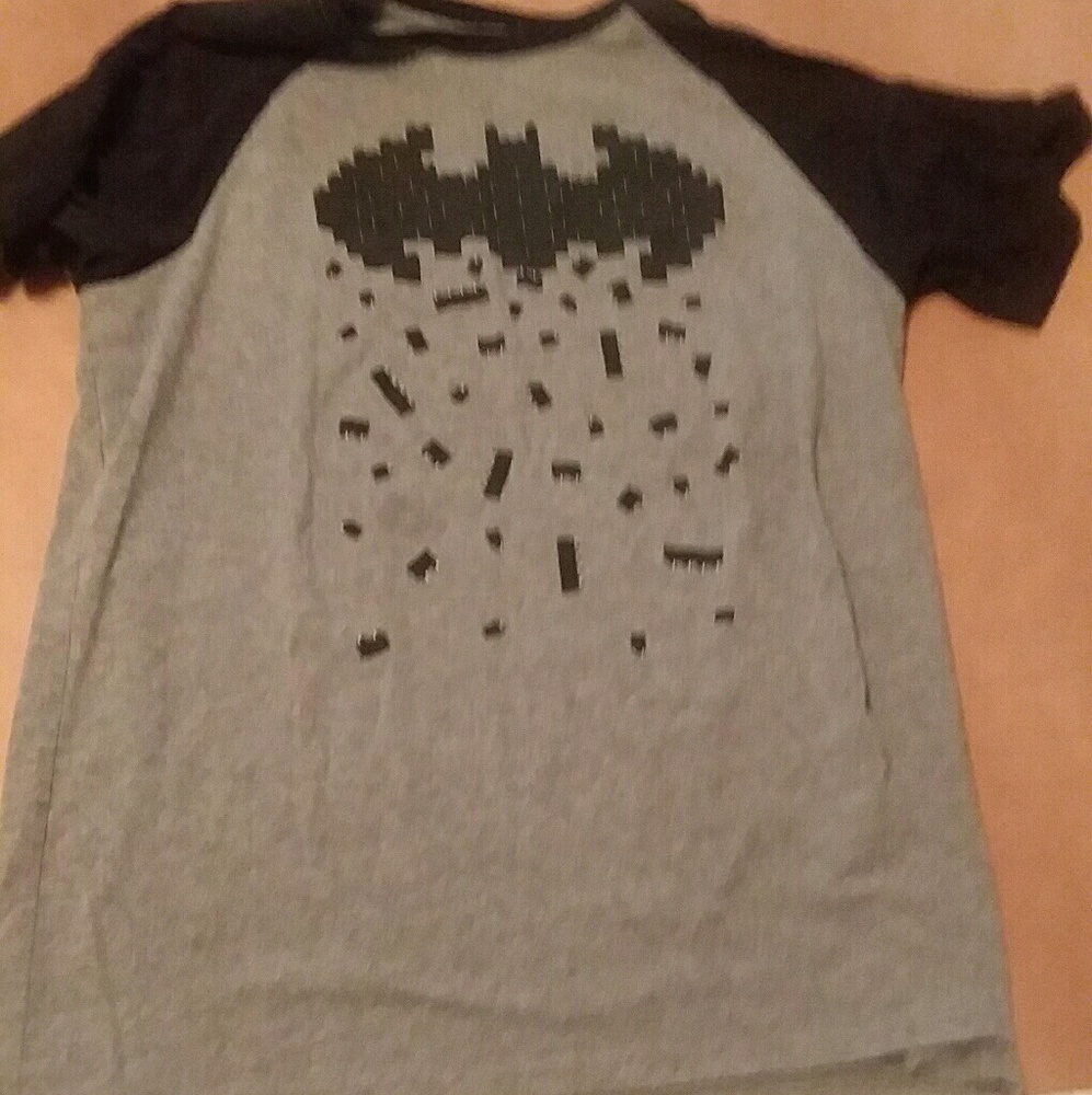 Mens Lego batman quarter shirt